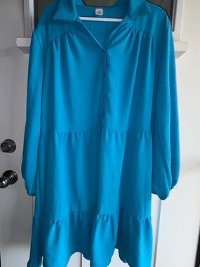 Sew In Love Bright Teal Casual Top